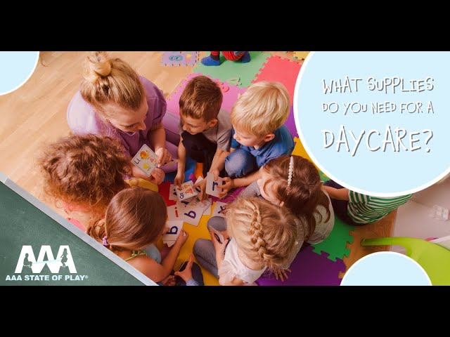 What supplies do you need for a daycare? 