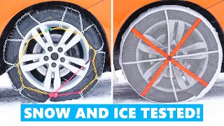 Snow Socks VS Snow Chains VS Snow Tires  What's REALLY Best on Snow and Ice?