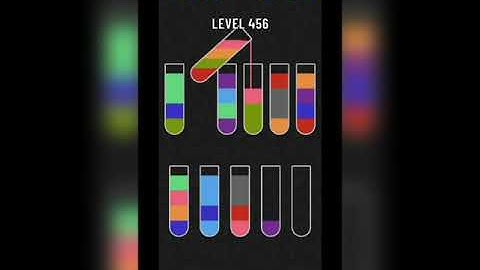 Water sort puzzle level 456