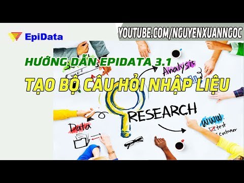 Hướng dẫn sử dụng Epidata | Phần 2 Hướng dẫn chỉnh sữa nội dung trong Notepad trước khi đưa vào Epi