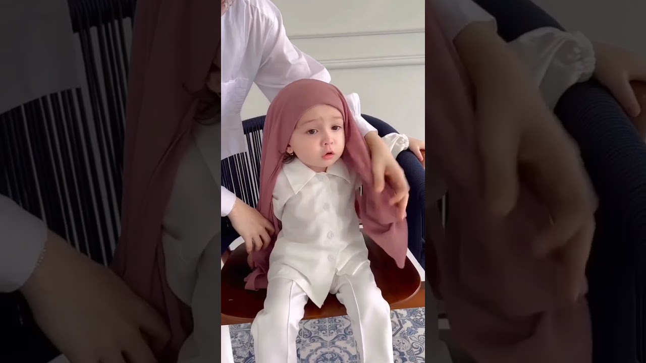 hijab Tutorial 2022 || cute 🥰 islamic baby 