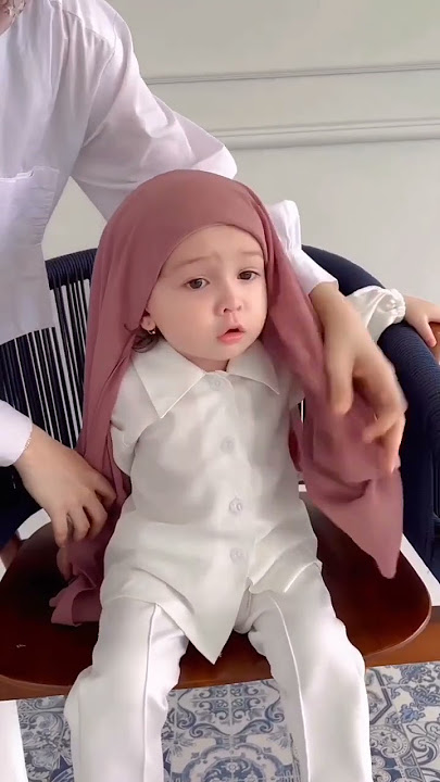 hijab Tutorial 2022 || cute 🥰 islamic baby #shorts #tutorial #hijabtutorial