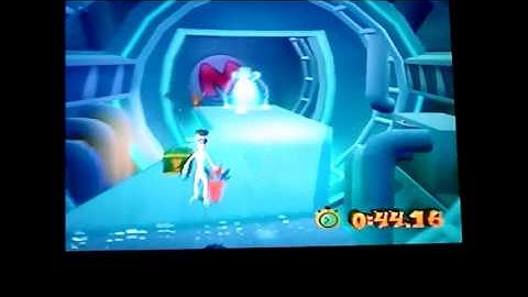 Crash Bandicoot"The Wrath of Cortex".Time Trial. Level 25."Cortex Vortex". 46:08