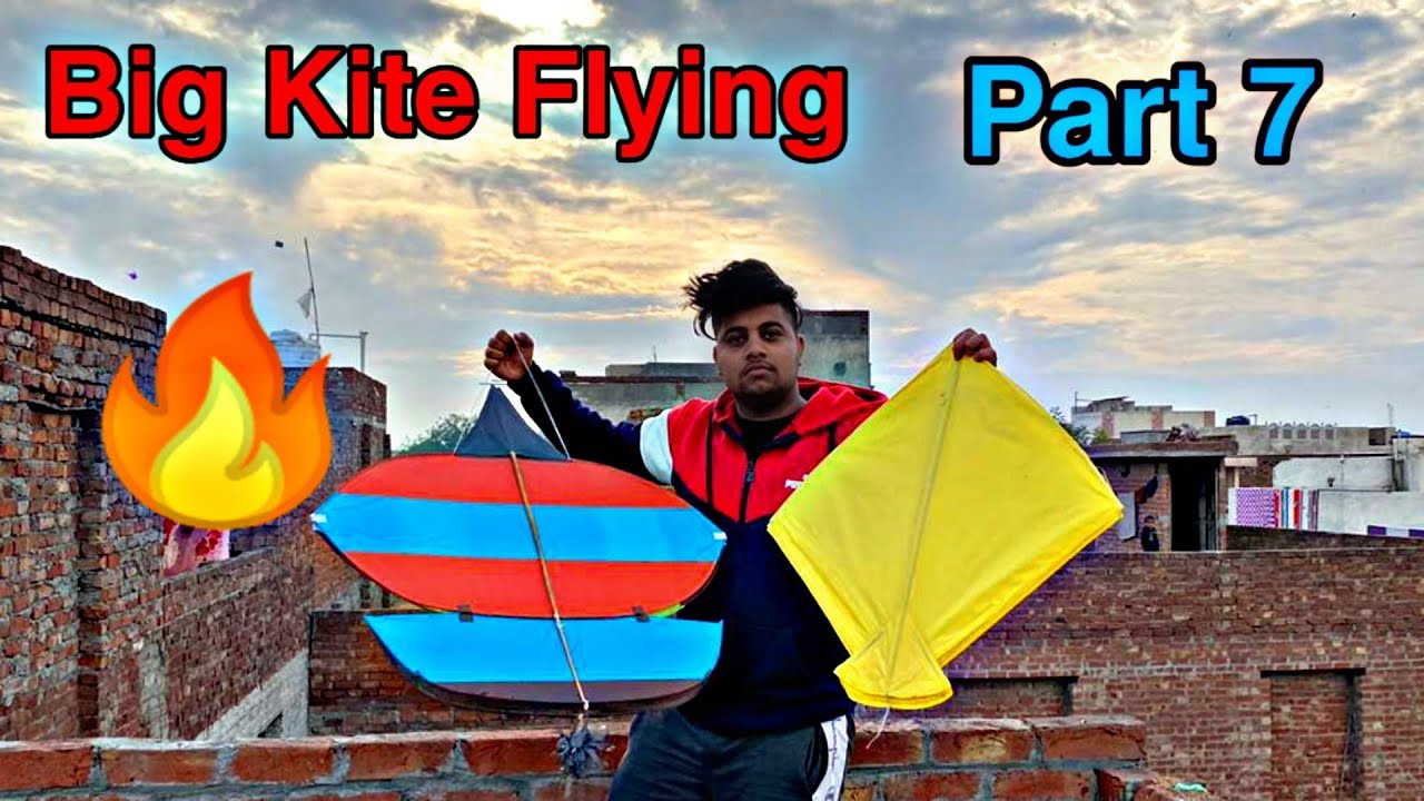Big Kites Flying Part 7🔥 Desi Patangbazi Tukal Flying Monofil