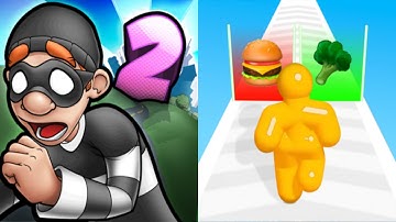 Robbery Bob 2 vs Tall Man Run Gameplay Android,ios Part 47