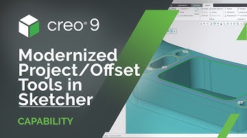 Modernized Project/Offset Tools in Sketcher | Creo 9