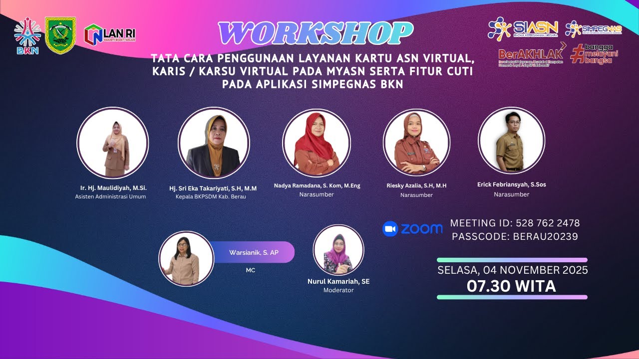 Workshop Tata Cara Penggunaan Aplikasi MyASN BKN