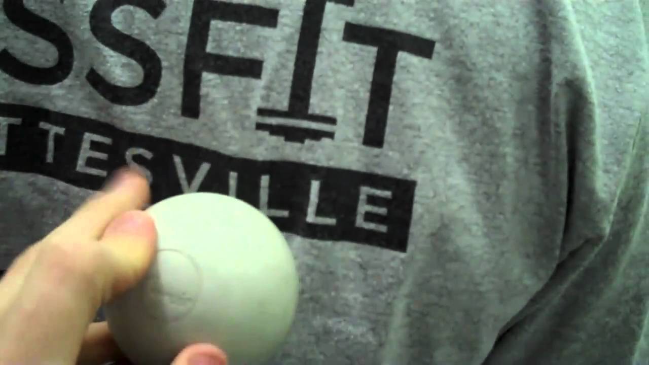 Upper Back Lax Ball Mobility Work CrossFit Charlottesville Underground Mobility Project YouTube