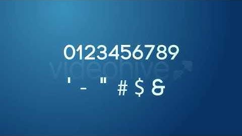 Minimal Animated Typeface - After Effects Project Files | VideoHive 5170788