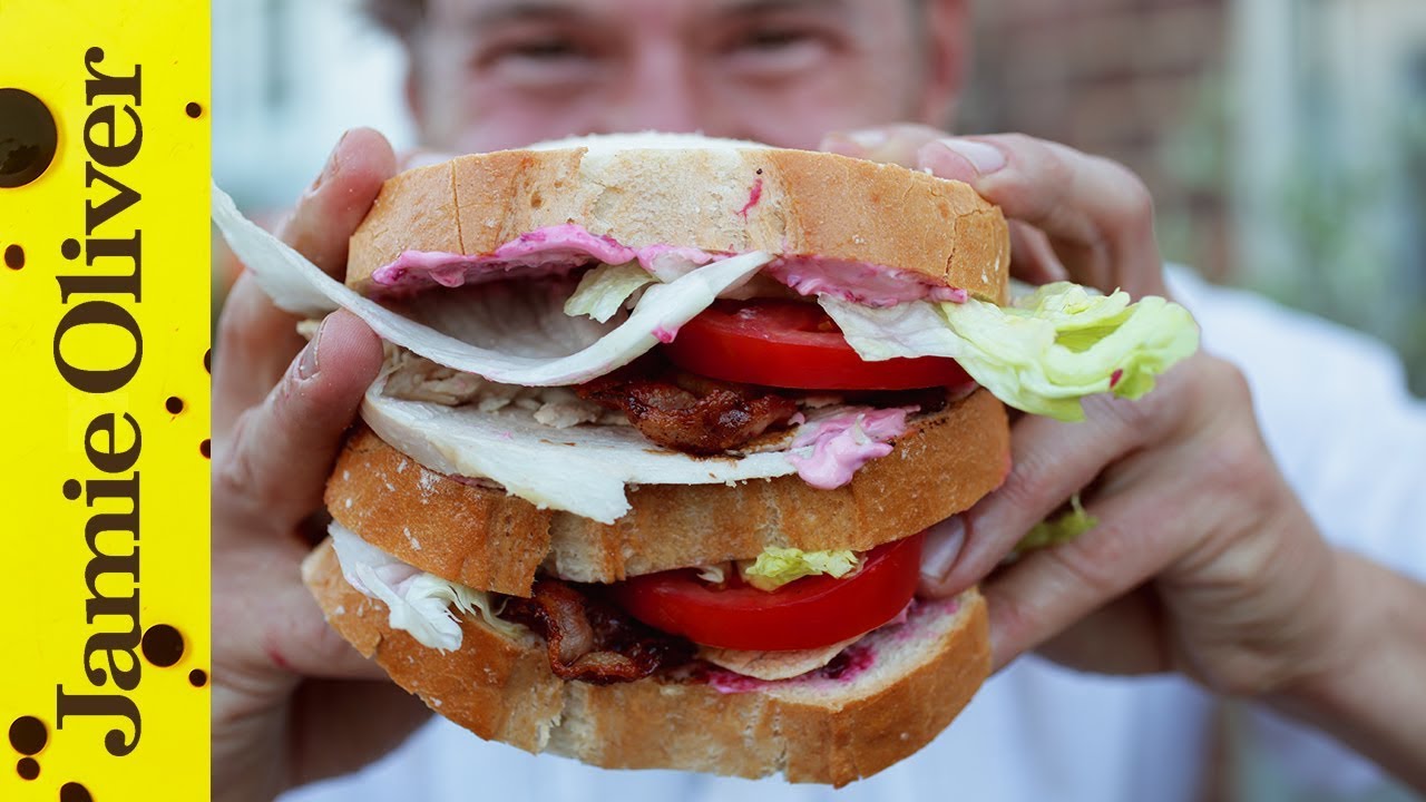 Turkey super club sandwich video | Jamie Oliver