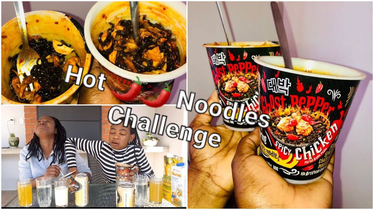 Hot Noodles Challenge|| Ghost pepper || Winner gets 400 Namibian dollars