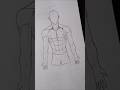How To Draw A Male Full Hand 😱 #tutorial #shorts