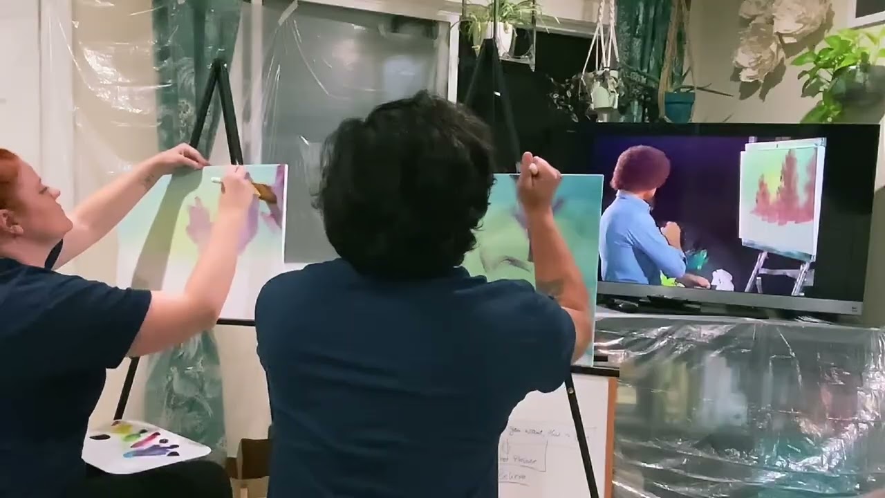 Happy Little Drunks: Learning to Paint with Bob Ross [Episode 1]