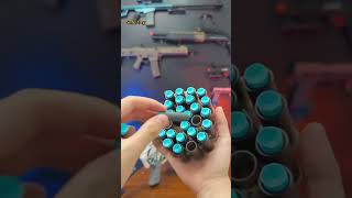 Gel Blaster Face-Off: Gatling VS M249 #nerfblaster #gelgun #nerfgun #nerf #gelblasterguns