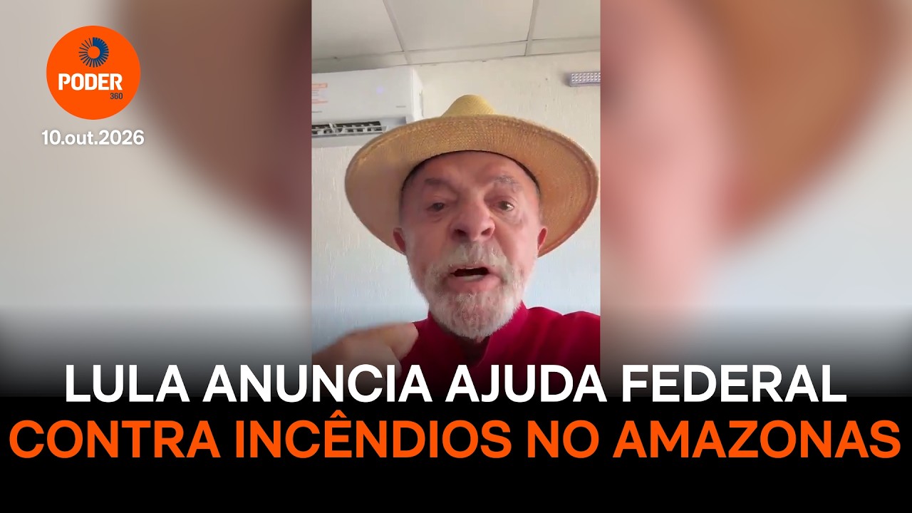 Lula anuncia ajuda federal para combater incêndios no Amazonas