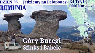 06🛑35 dni, 6000 kilometrów.  RUMUNIA - Góry Bucegi, Transbucegi, Sfinks, Balele🇵🇱 🇸🇰🇭🇺🇷🇴🇧🇬🇬🇷