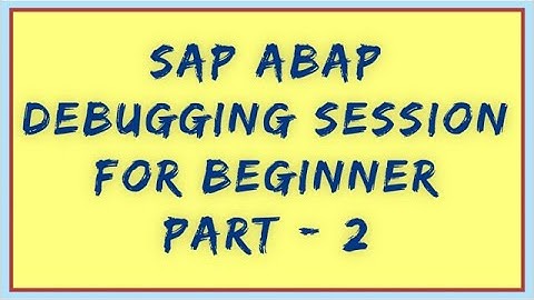 SAP ABAP Debugging Part-2 | ABAP Dump Analysis, Background Job Debugging & Transaction RFC | t-RFC