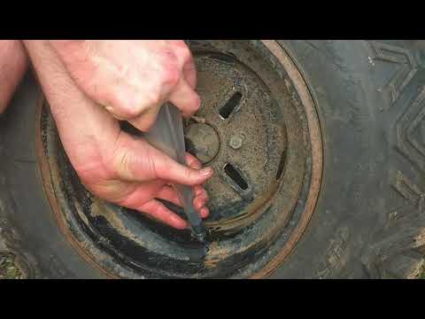 Valve stem install without removing tire! No special tools or screwdriver