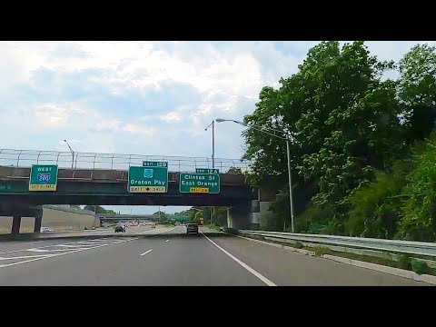 Driving in New Jersey, USA | Union City to East Orange