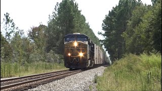 70 MPH CSX I032-08 flies through Newell, GA!!! | 10/08/2023