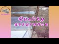 Rack made of stainless steel with glass shelves Rack made of stainless steel with glass shelves