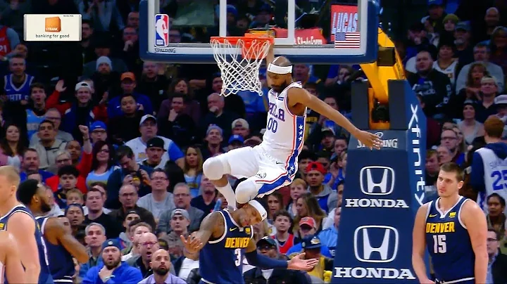 Corey Brewer Hits Torrey Craig in the Head - 76ers...