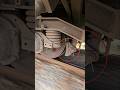 Loose brake adjustment on a moving train wheel | #sorts #safety #trainwheels #brake