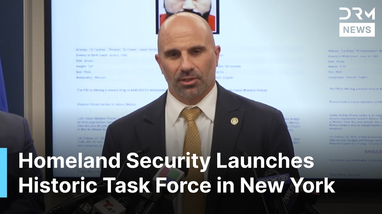 FULL PRESSER: New York Task Force Launched to Take on Drug Cartels and ...