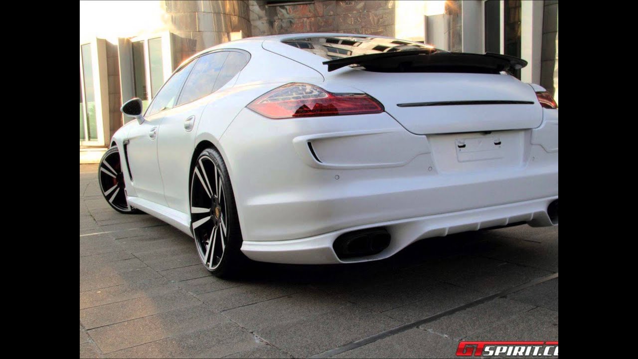 Porsche Panamera GTS White - YouTube