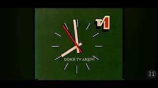 TRT TV1 Türkiye Clock Ident (1988)