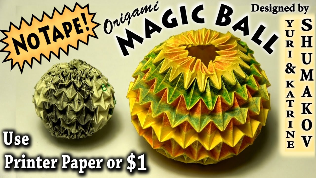 Origami Magic Ball Template Easy Jadwal Bus