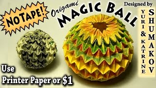 Origami Magic Ball - NO TAPE!!!