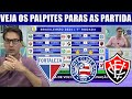 FORTALEZA X ATHLETICO PR - ATLETICO MG X BAHIA - VITORIA X ATLETICO GO - VEJA OS PALPITES