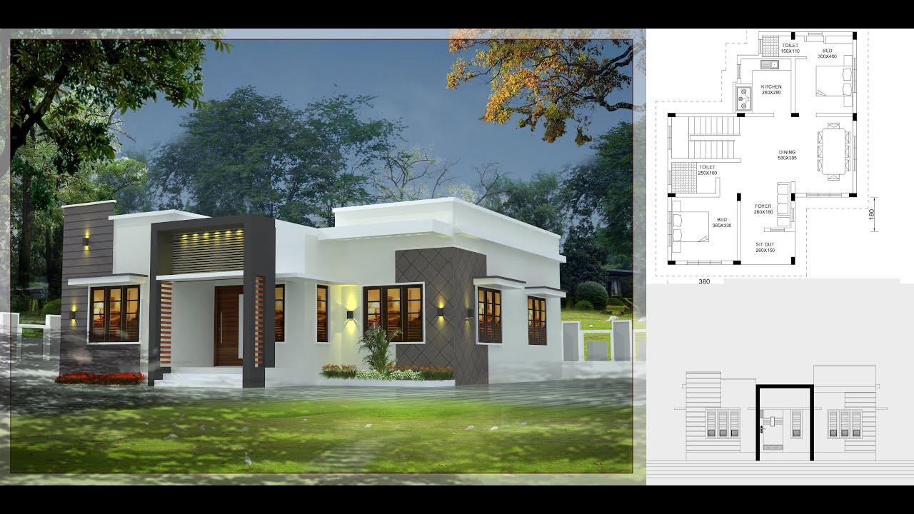800 Sq Ft 2Bhk Fusion Style Single-Storey House And Free Plan - Home  Pictures