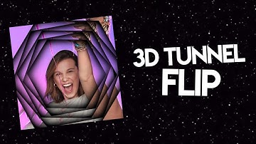 3D tunnel flip on video star