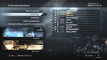 So I got into a hacked lobby... [CoD: Ghosts PS3]