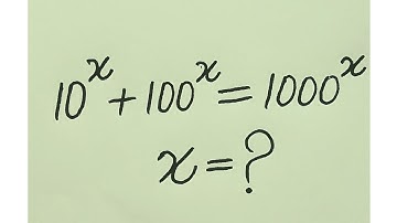 A Very Nice Olympiad Mathematics l Exponential Problem l find Possible values of x?
