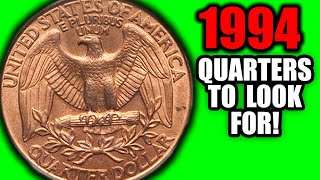 These 1994 Quarters Are WORTH More Than 25 Cents!! These 1994 Quarters Are WORTH More Than 25 Cents!!