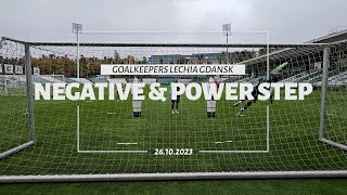 Negative & power step. Goalkeepers Lechia Gdańsk.
