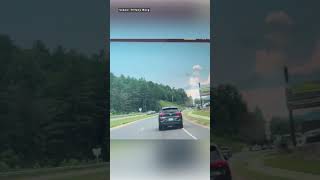 Fireball falling from sky seen on dashcam footage in North Carolina