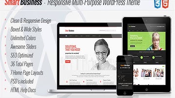 SmartBusiness - Responsive Multi-Purpose WordPress | Themeforest Website Templates and Themes