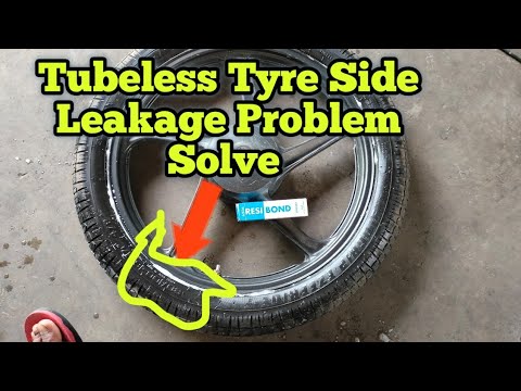 tubeless tire leak