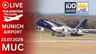 🔴 LIVE MUNICH AIRPORT HEAVY RUSH ACTION - PLANE SPOTTING LIVESTREAM