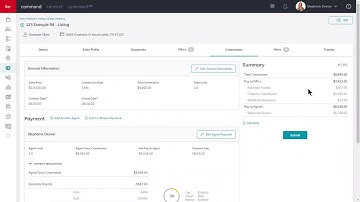 Offers & Commission Tab in Command