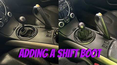 RX-8: Adding a Shift Boot/Replacement