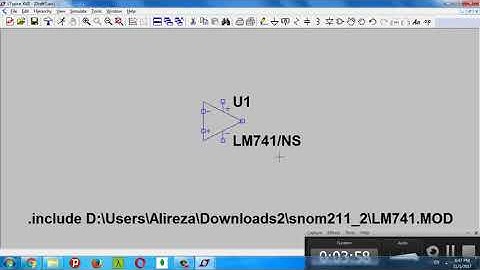 How to simulate a circuit with a 741 Op-Amp in LTSpice