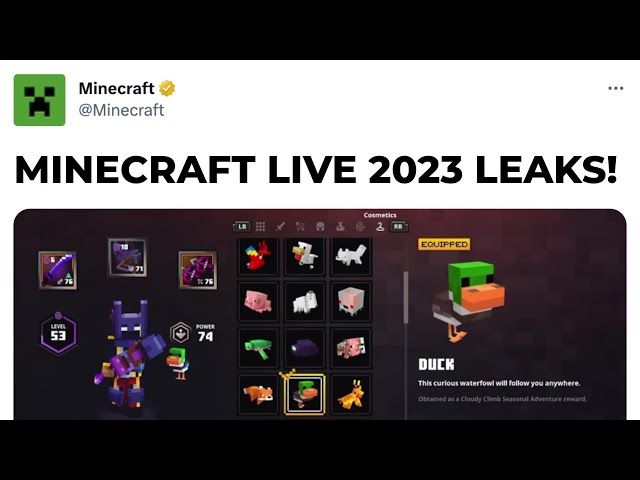 Everything you need to know about the official dates and deets on Minecraft  Live 2023