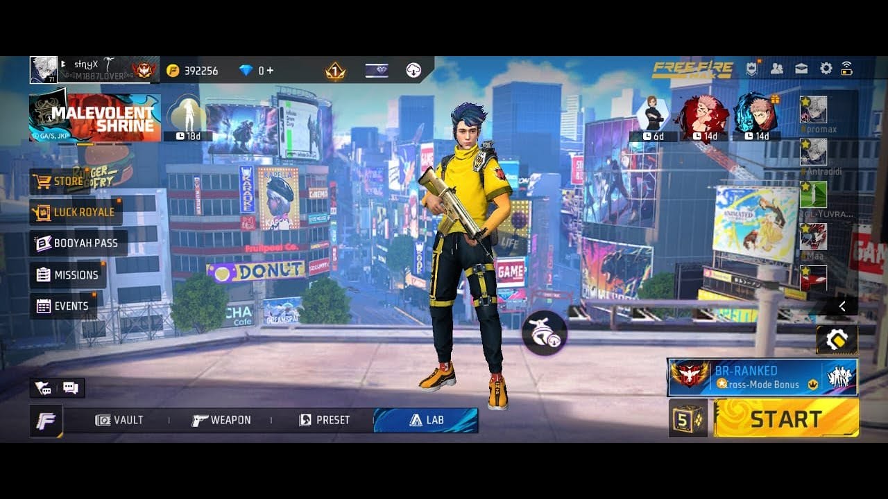 freefire game play live thunder evil gaming