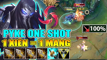 1 XIÊN = 1 XÁC? SỢ HÃI TRƯỚC PYKE ONE SHOT DAME CỰC LỖI TẠI CHẾ ĐỘ URF!
