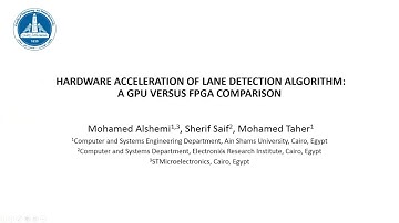 Hardware Acceleration of Lane Detection Algorithm A GPU Versus FPGA Comparison